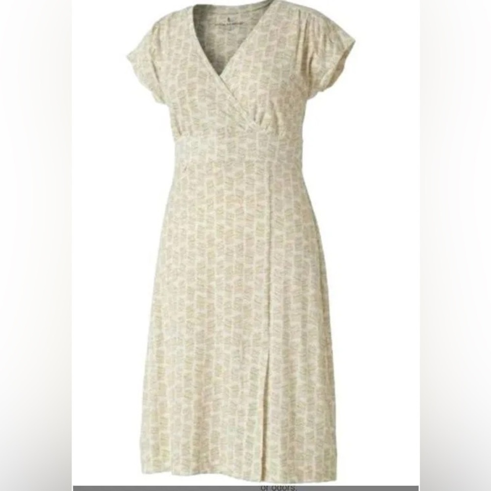 Royal Robbins Essential Tencel Dash Dress Long Womens XS Print‎ Travel Active
